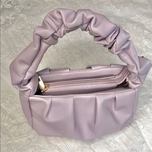 Ruffled Purple Purse